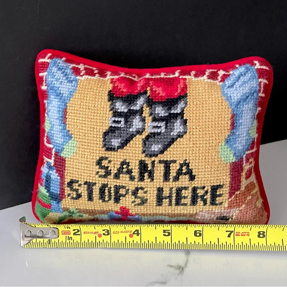Vintage santa stops